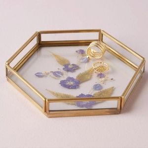 Anthropologie Floral Press Trinket Dish